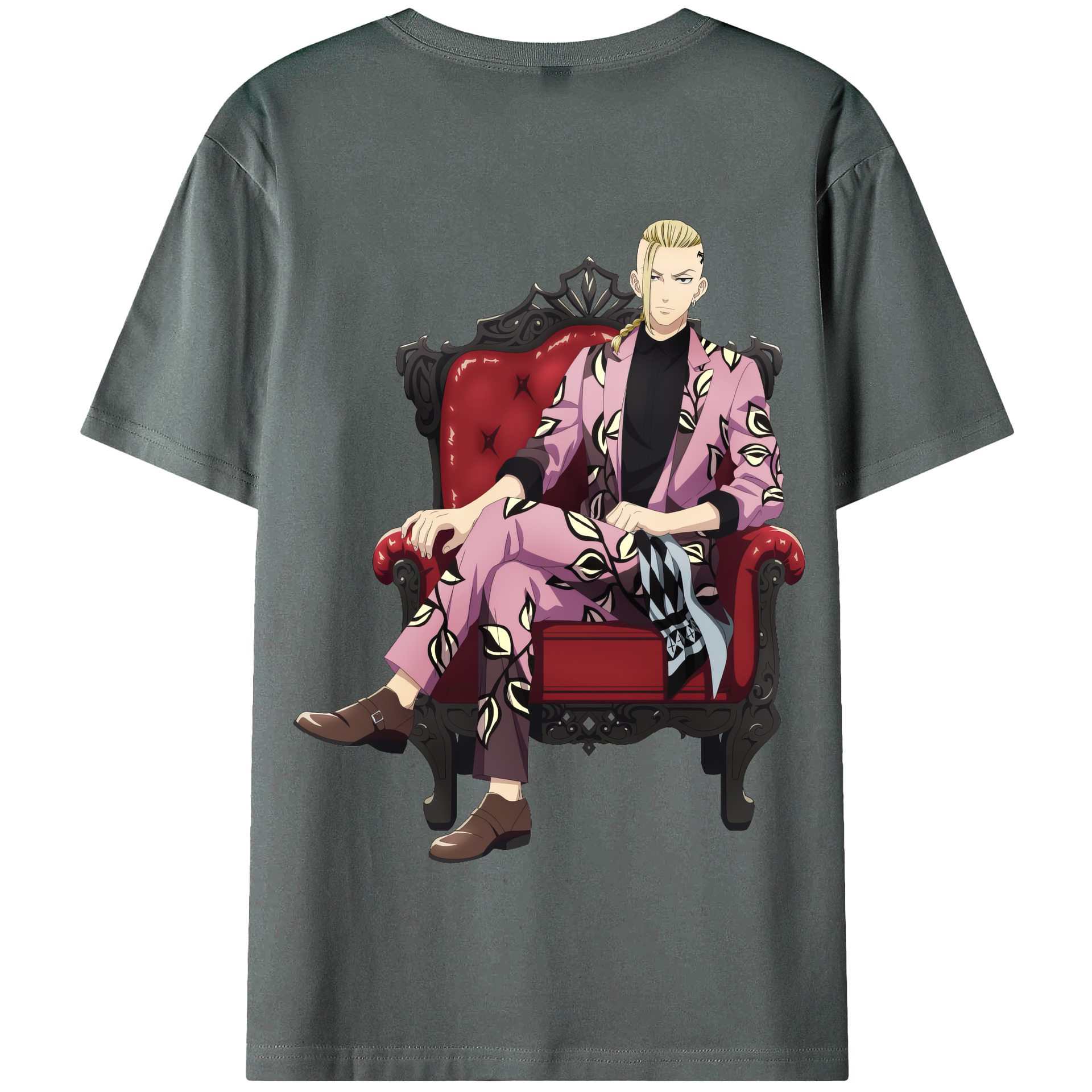 （画像用） 東京リベンジャーズ Tokyo Revengers 綿100％半袖Tシャツ（背面プリント）